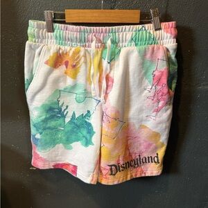Women’s Disney Multicolor Tie-Dye Cotton Shorts